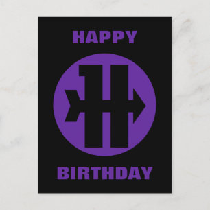 Hawkeye On Target Logo Postcard