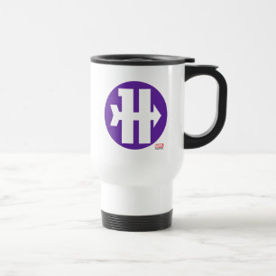 Hawkeye On Target Logo Travel Mug