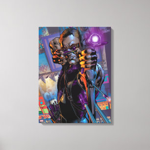 Hawkeye Taking Aim Canvas Print