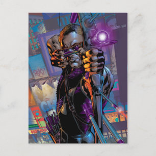 Hawkeye Taking Aim Postcard