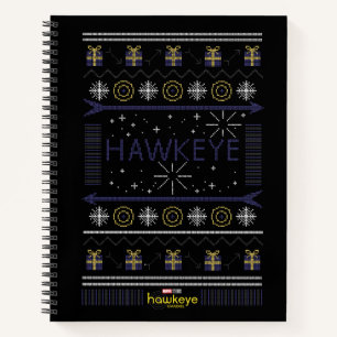Hawkeye Winter Holiday Graphic Notebook
