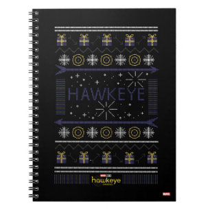 Hawkeye Winter Holiday Graphic Notebook