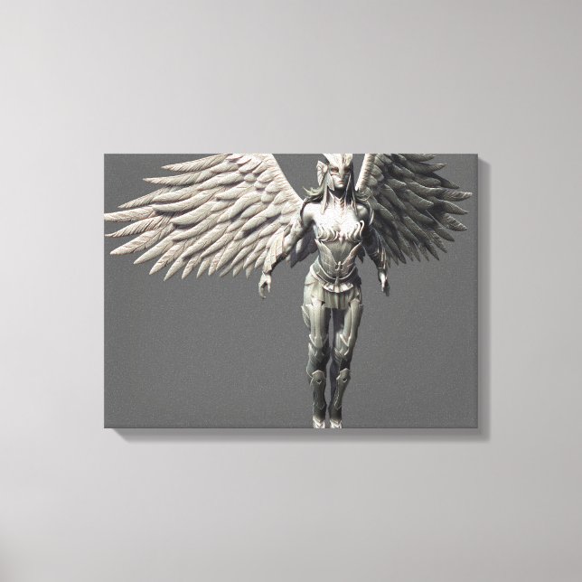 Hawkgirl Alternate Canvas Print (Front)