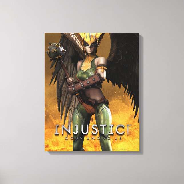 Hawkgirl Canvas Print (Front)