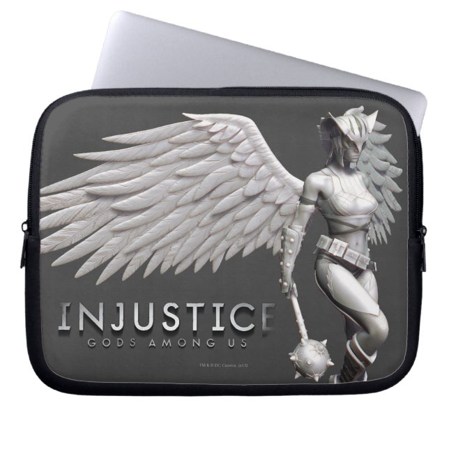 Hawkgirl Laptop Sleeve (Front)