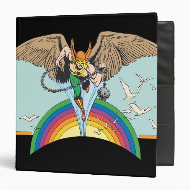 Hawkman Flies Thru Sky Binder (Front/Inside)