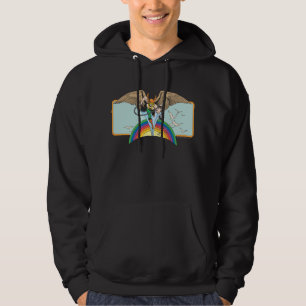 Hawkman Flies Thru Sky Hoodie