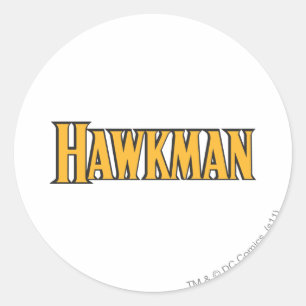 Hawkman Logo Classic Round Sticker