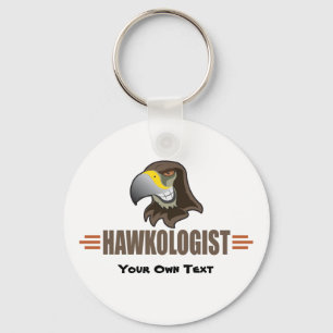 HAWKS - Birds, School Sports Team Mascot Keychain