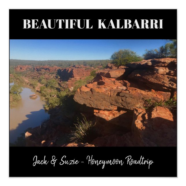Hawks Head, Kalbarri Poster (Front)
