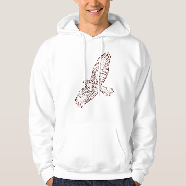 Hawks T-Shirt Hoodie (Front)