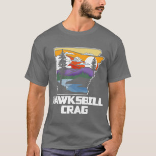 Hawksbill Crag Arkansas Artistic Nature Outdoors V T-Shirt