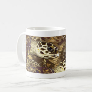 Hawksbill Sea Turtle Graphic Coffee Mug