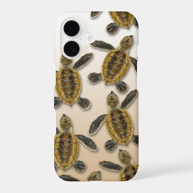 Hawksbill Sea Turtle iPhone Case (Back)
