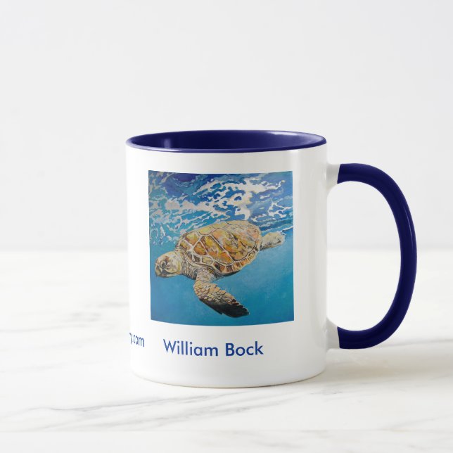 Hawksbill Sea Turtle Mug (Right)