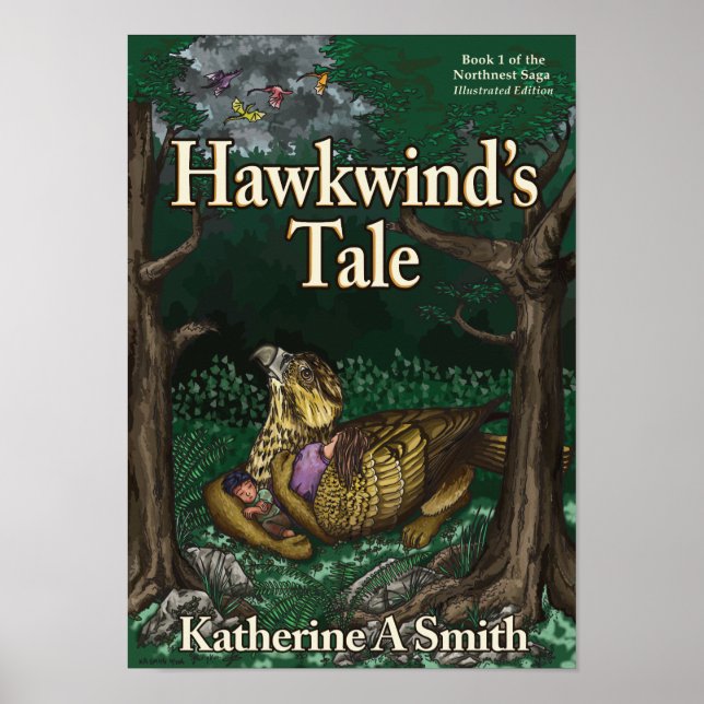 Hawkwind's Tale: Illustrated Version (cover) Poster (Front)