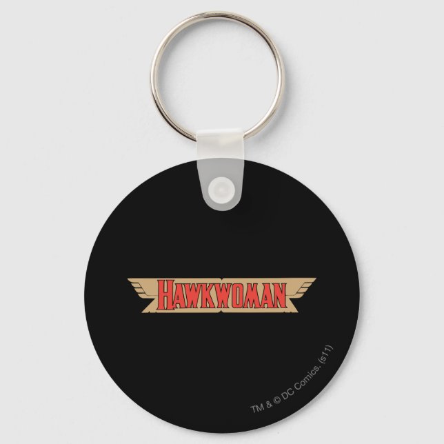 Hawkwoman Logo Keychain (Front)