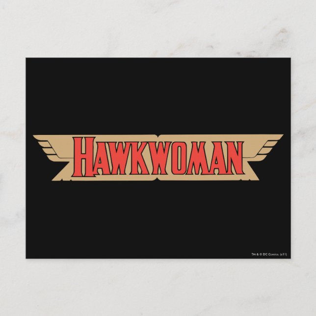 Hawkwoman Logo Postcard (Front)
