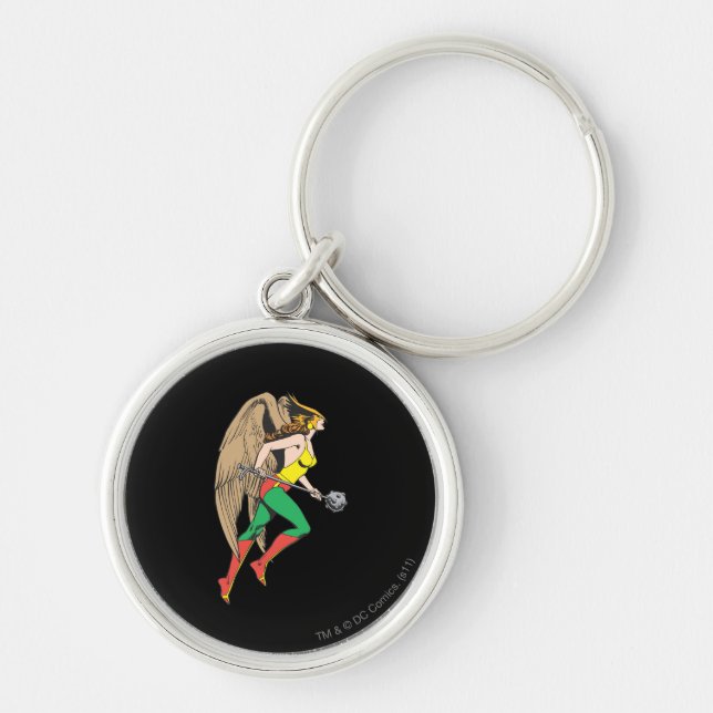 Hawkwoman Profile Keychain (Front)