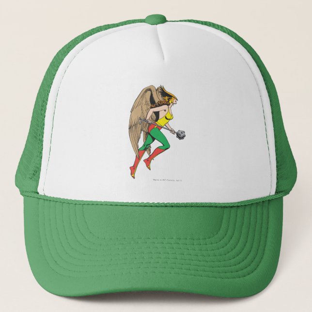 Hawkwoman Profile Trucker Hat (Front)