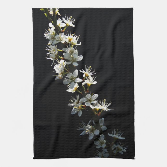 Hawthorn Flowers ktcna Kitchen Towel (Vertical)