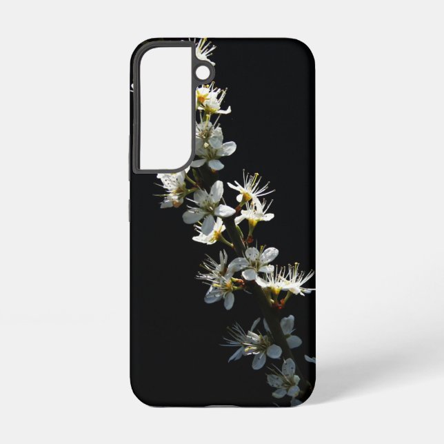 Hawthorn Flowers sgcna Samsung Galaxy S22 Case (Back)
