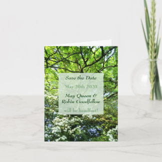 Hawthorn & Oak Handfasting Save the Date Notecard