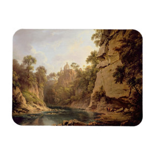 Hawthornden Castle, near Edinburgh, c.1820-22 (oil Magnet