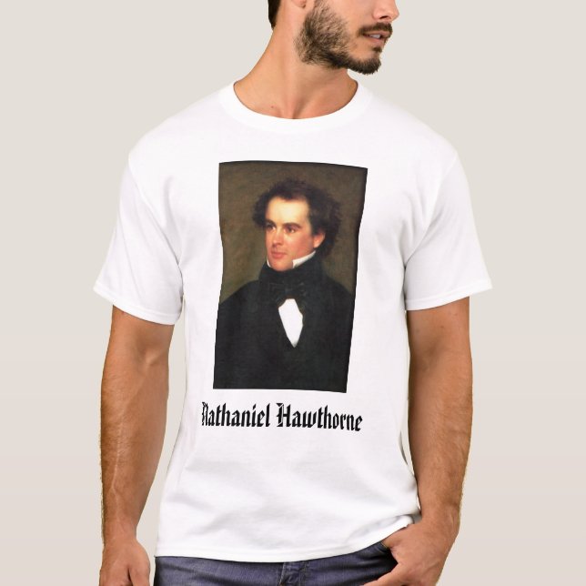 hawthorne, Nathaniel Hawthorne T-Shirt (Front)