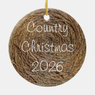 Hay Bale Ornament