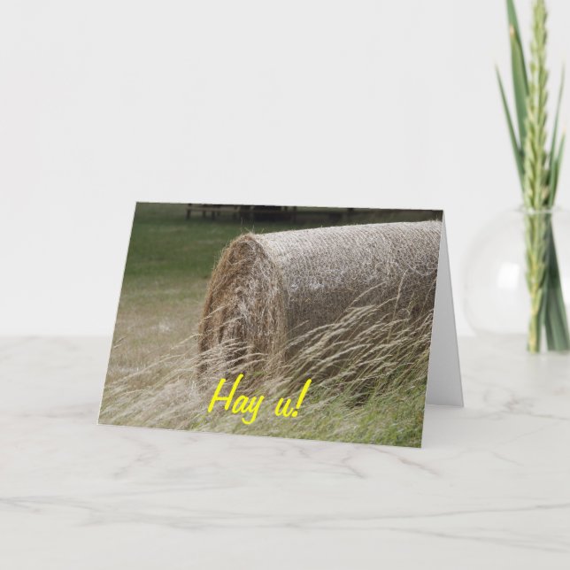 Hay Bales Card (Front)