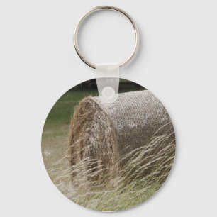 Hay bales keychain