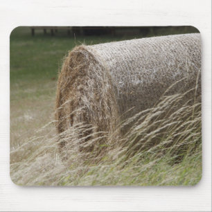 Hay bales mouse pad