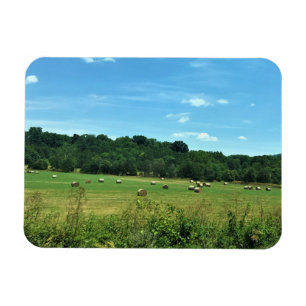 Hay Bales, Wytheville, Virginia Magnet