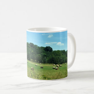 Hay Bales, Wytheville, Virginia Poster Magnet Keyc Coffee Mug