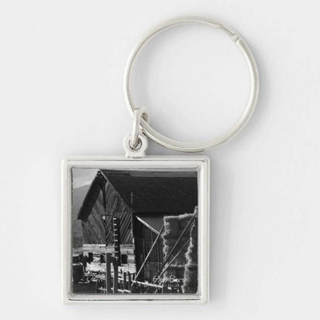 Hay Barn Keychain (Front)