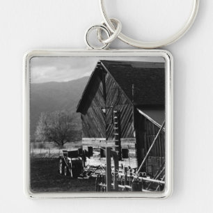 Hay Barn Keychain