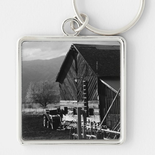 Hay Barn Keychain (Front)