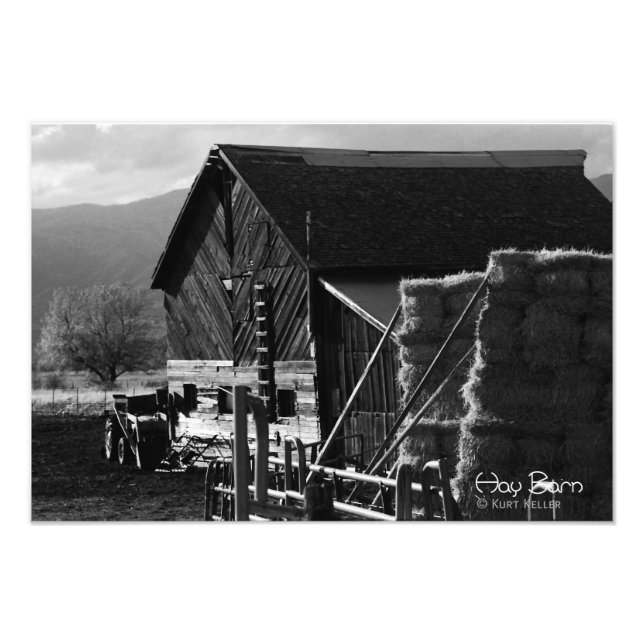 Hay Barn Photo Print (Front)