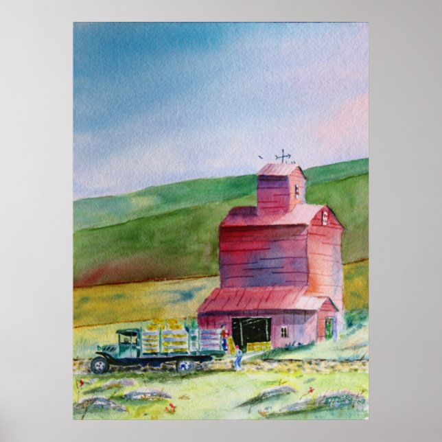 Hay Barn Print (Front)