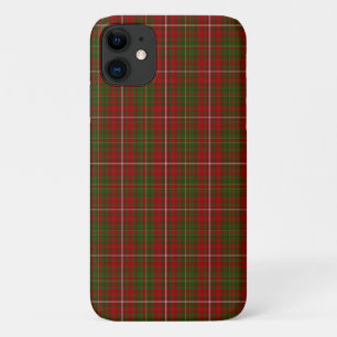 Hay Clan Tartan Scottish Plaid Red iPhone 11 Case