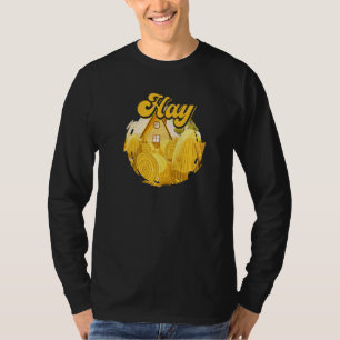 Hay Farmer Agriculture Planting Farm Tractor Farmi T-Shirt