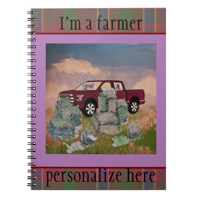 hay farmer  notebook (Front)