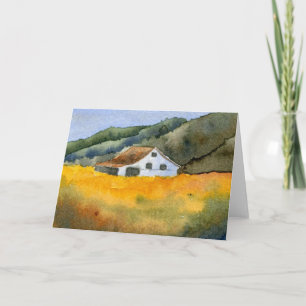 "Hay Fields" Country Roads Greeting Card