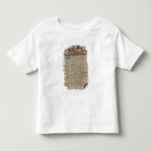 Hay-making and ploughing, from a Calendar Toddler T-shirt