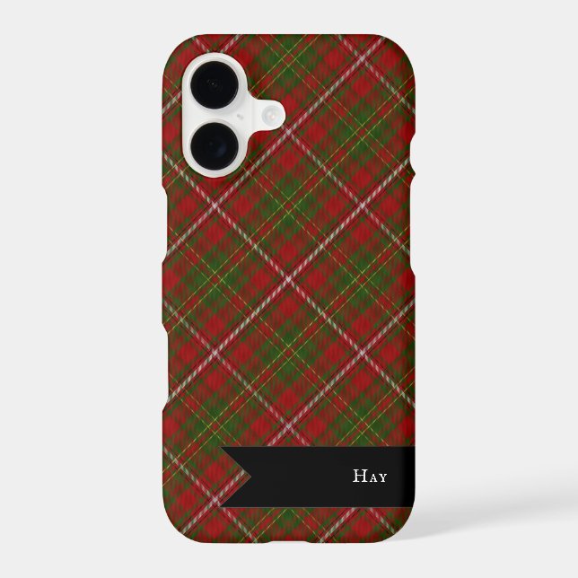 Hay Scottish Clan Tartan Plaid Pattern (Back)