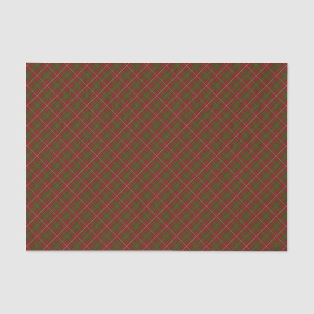 Hay Scottish Clan Tartan Plaid Pattern Tissue Paper (Front)