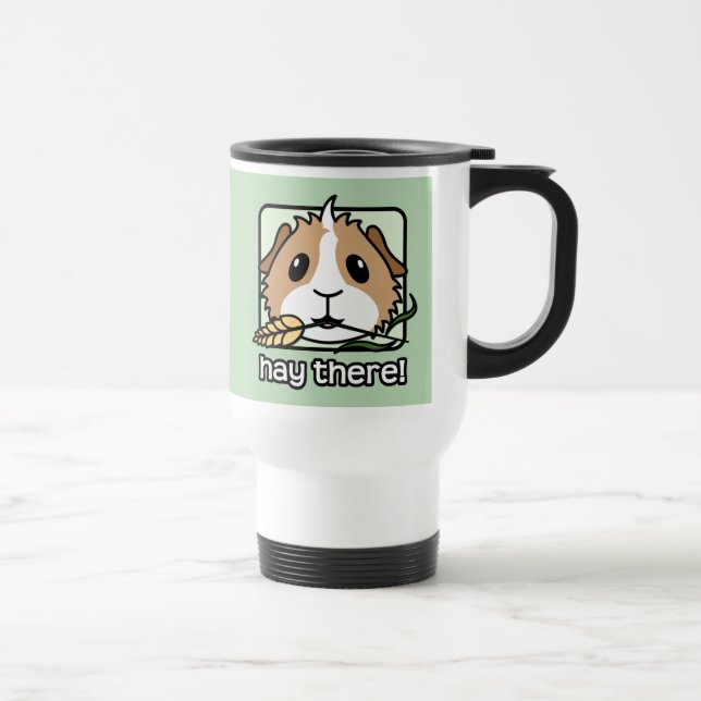 Hay There! (Guinea Pig) Travel Mug (Right)