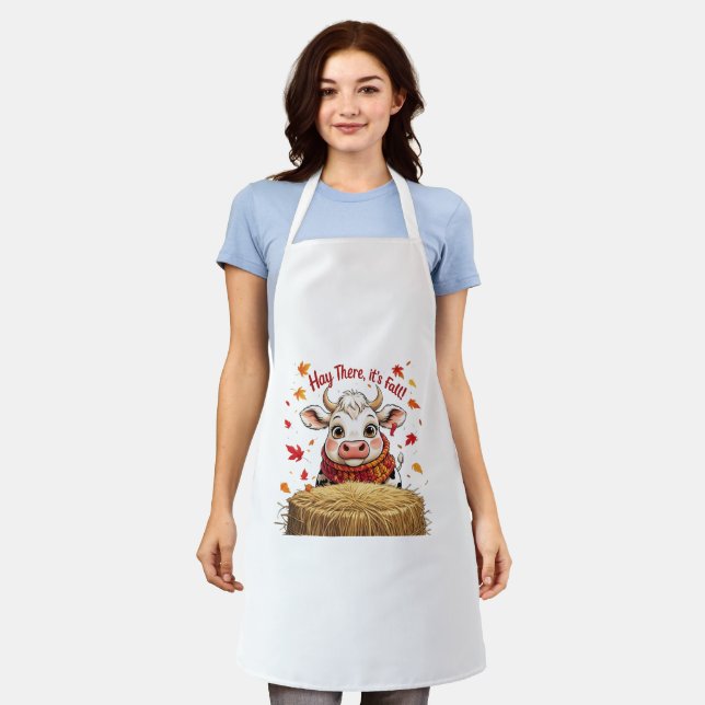 Hay There, It's Fall!  Apron (Worn)