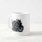 Hayabusa Black Bike Coffee Mug (Front Left)